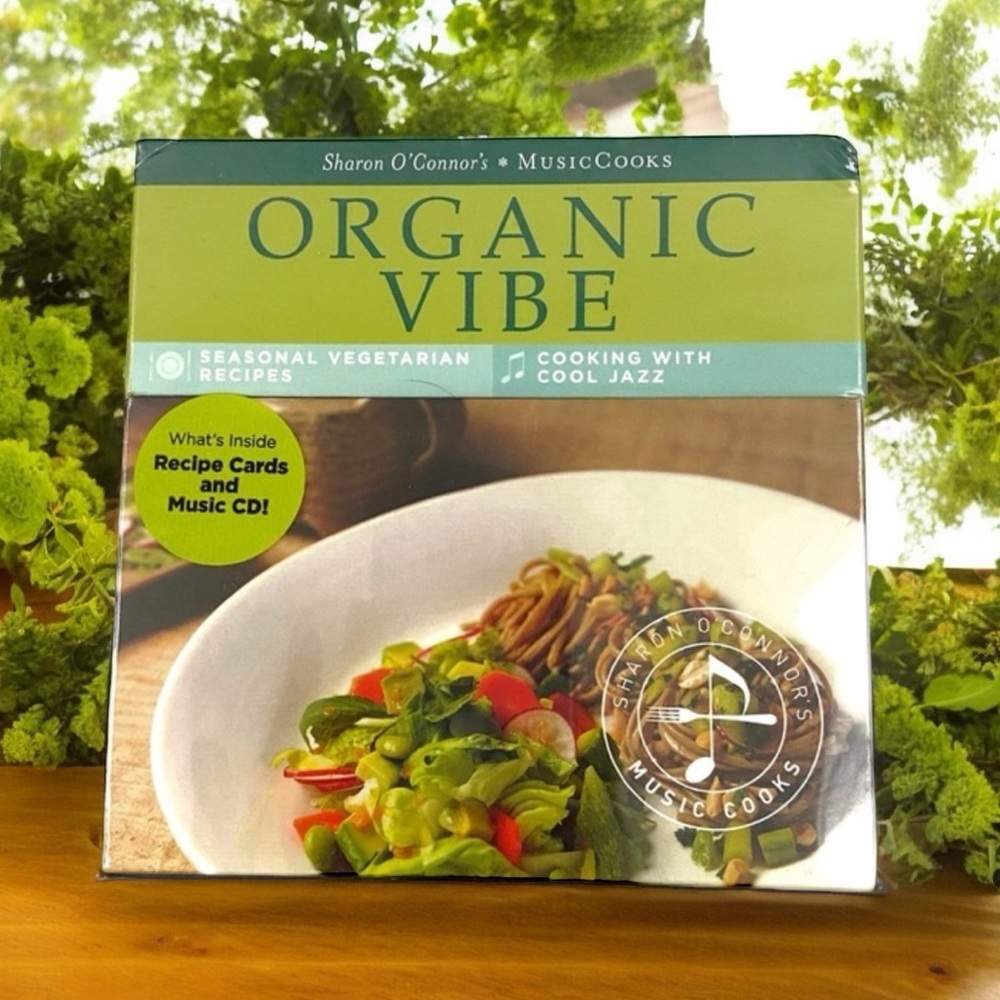 NEW Organic Vibe Series 9 CD Music Cooks Recipes Cool Jazz Chef Vegetarian NIB